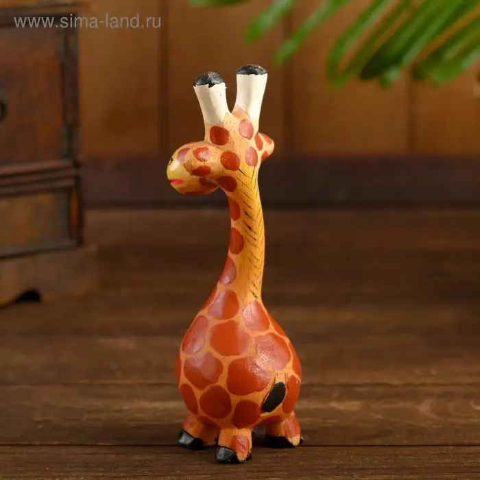 Сувенир дерево "Жираф-толстячок" 18х6х5 см Сувенир дерево "Жираф-толстячок" 18х6х5 см