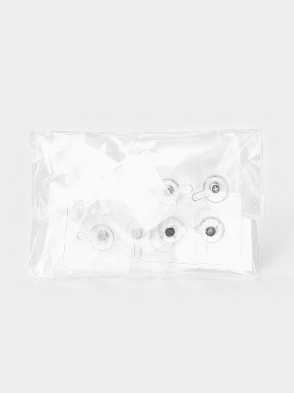 Крючки для полок самоклеящиеся с болтиком, винтовые, 5,5×5,5 см, 10 шт