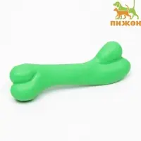 Жевательная игрушка для собак &laquo;Косточка классическая&raquo;, 12.3 см, TPR, зелёная