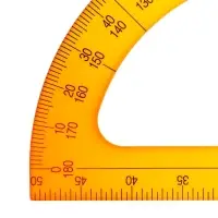 Набор для школьной доски, 5 предметов: 2 треугольника, 1 транспортир, 1 циркуль, 1 линейка