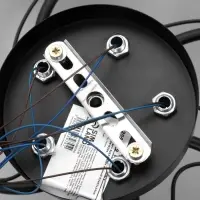 Светильник потолочный BayerLux &laquo;Клео&raquo;, люстра 5хЕ27, 40 Вт, чёрный, 62&times;62&times;24 см