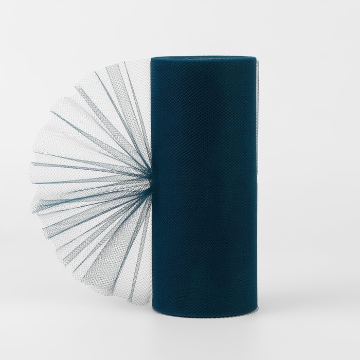 Фатин, 15 см, 23±1 м, 11±1 г/м², тёмно-синий №28 Фатин, 15 см, 23±1 м, 11±1 г/м², тёмно-синий №28