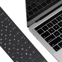 Этикетки на клав. Red Line для ноутбуков, рус и англ, серый (УТ000031341)