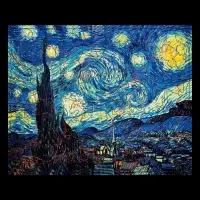 Пазл деревянный фигурный Puzzle &laquo;Винсент Ван Гог. Звёздная ночь&raquo;, 126 элементов