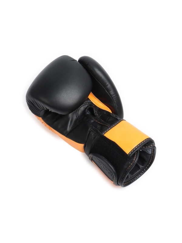 Боксёрские перчатки FIGHT EMPIRE, URBAN, чёрно-оранжевые, размер 12 oz