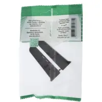 Торцевые заглушки для плинтуса &laquo;Деконика&raquo;, пара, 70 мм, цвет 007 чёрный