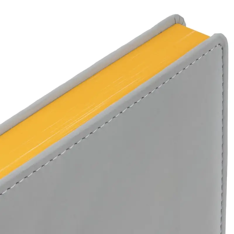 Ежедневник Spain Shall, недатированный, серый с желтым Ежедневник Spain Shall, недатированный, серый с желтым