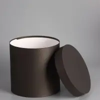 Шляпная коробка черная, 23 х 23 см