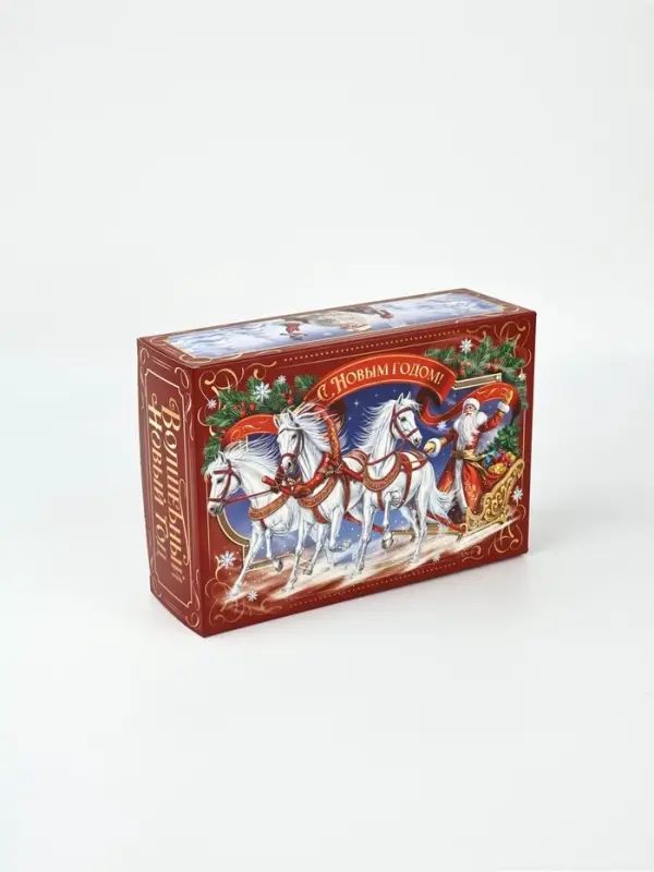 Коробка складная «Новогодняя тройка», 16 × 23 × 7.5 см Коробка складная «Новогодняя тройка», 16 × 23 × 7.5 см