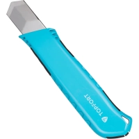 Нож универсальный Topfort 18 мм алюминиевый со вставками мет направл