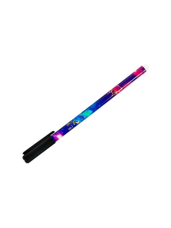 Ручка гелевая СТИРАЕМЫЕ ЧЕРНИЛА, 0,5 мм, стержень синий, Знаки зодиака МИКС (штрихкод на шт) 10717 Ручка гелевая СТИРАЕМЫЕ ЧЕРНИЛА, 0,5 мм, стержень синий, Знаки зодиака МИКС (штрихкод на шт) 10717