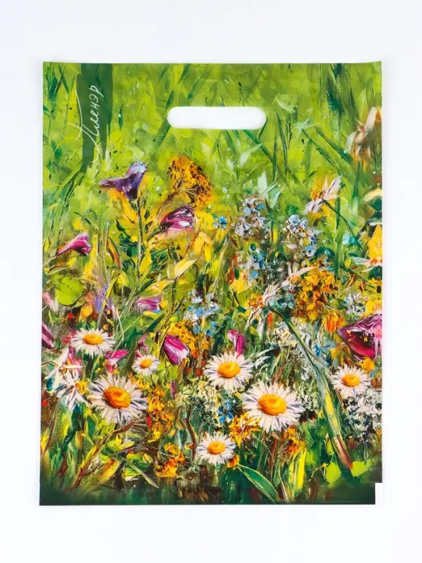 Пакет подарочный &laquo;Пленер&raquo; полиэтиленовый с вырубной ручкой, ламинированный 31&times;40 см, 30 мкм