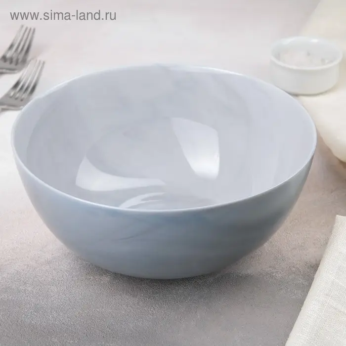 Салатник стеклокерамический Diwali granit marbre, 2,1 л, d=21 см