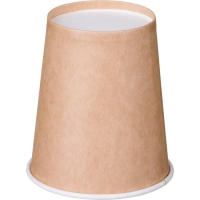 Стакан одноразовый картонный, Крафт, 1-сл, d=80мм, 250мл, 50шт/уп