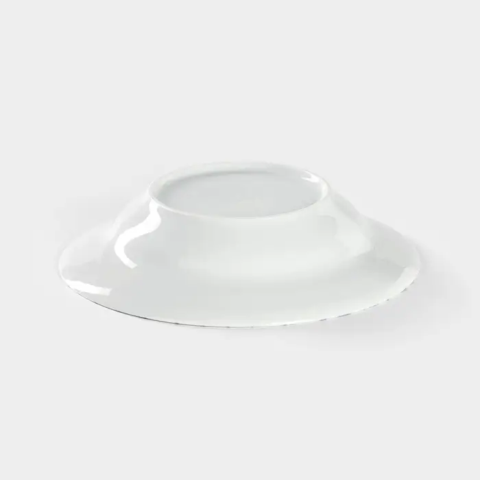 Тарелка глубокая Добрушский завод &laquo;Беатриче&raquo;, 250 мл, d=20 см, фарфор, белая, рисунок МИКС