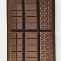 Форма для дубайского шоколада Доляна &laquo;Квадраты, полосы, пирамиды&raquo;, 6 плиток, 27.5&times;17&times;2 см, силикон, коричневая