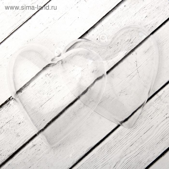 Заготовка-подвеска, раздельные части «Сердце», размер собранной фигуры — 10 × 9 × 5 см Заготовка-подвеска, раздельные части «Сердце», размер собранной фигуры — 10 × 9 × 5 см
