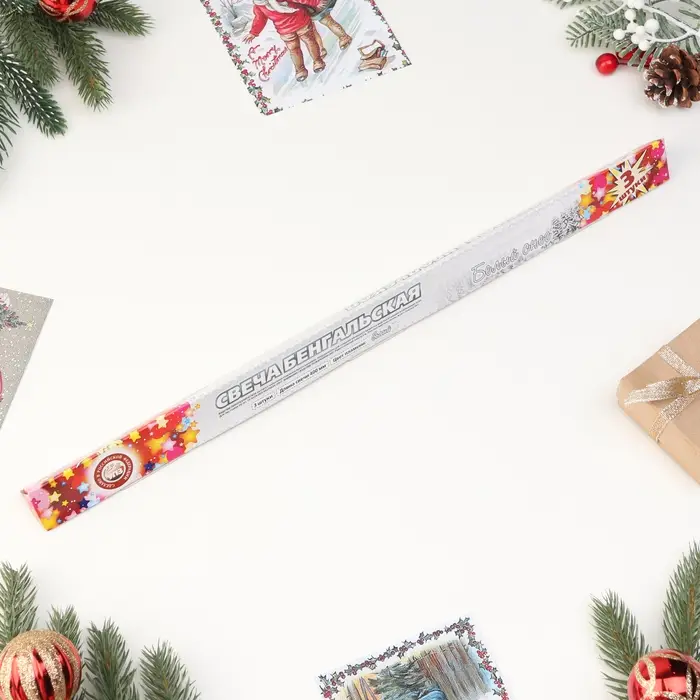 Бенгальские огни, 40 см, 3 штуки, «Белый снег» Бенгальские огни, 40 см, 3 штуки, «Белый снег»