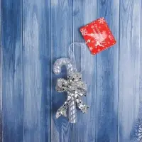 Ёлочная игрушка &laquo;Зимнее волшебство. Волшебная палочка&raquo;, 11&times;5 см, прозрачный