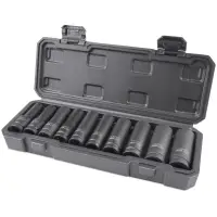 Набор головок торцевых ударных глубоких 1/2"DR (10 - 22 мм) (10 предметов) AVS NG12-10ID