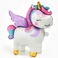 Воздушный шар фольгированный 22" &laquo;Единорог&raquo;, фигура под возду