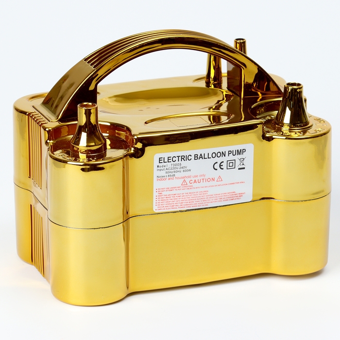 Компрессор для воздушных шаров, цвет золото, без батареек Компрессор для воздушных шаров, цвет золото, без батареек