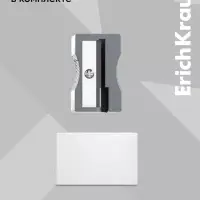 Готовальня ErichKrause. Classic, 7 предметов, в пластиковом пенале, серая