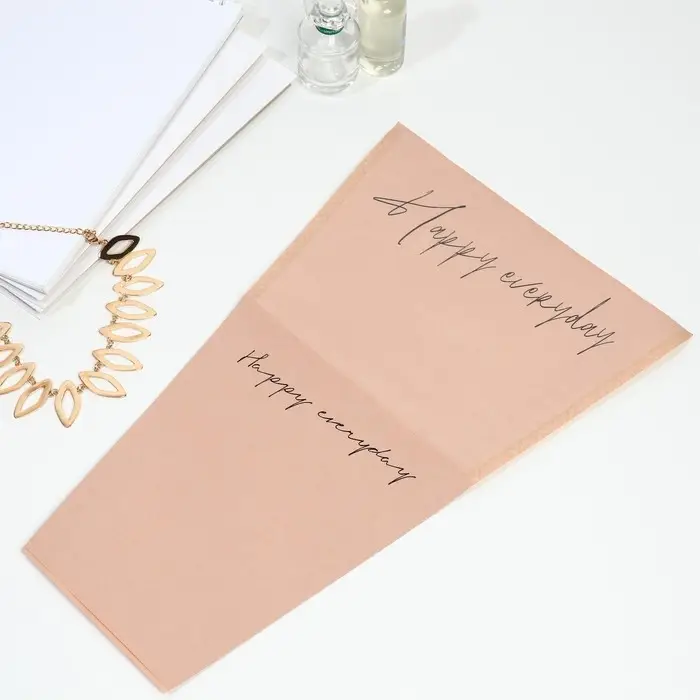 Пакет для цветов «Happy everyday», розовый, 28 х 13 х 44 см Пакет для цветов «Happy everyday», розовый, 28 х 13 х 44 см