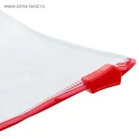 Папка-конверт на ZIP-молнии Calligrata А65 (122&times;240 мм), 100 мкм, прозрачная, МИКС