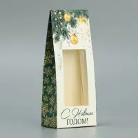 Коробка складная «Новогодняя ель», 6 х 14.5 х 3.5 см