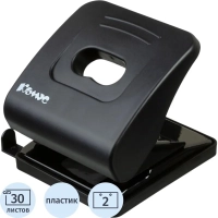 Дырокол Комус  Prima 6345 черный до 30л.
