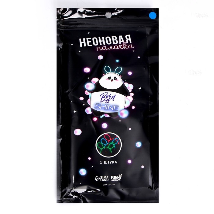 Неоновая палочка Born to shine, ободок, 1шт., цвета МИКС Неоновая палочка Born to shine, ободок, 1шт., цвета МИКС