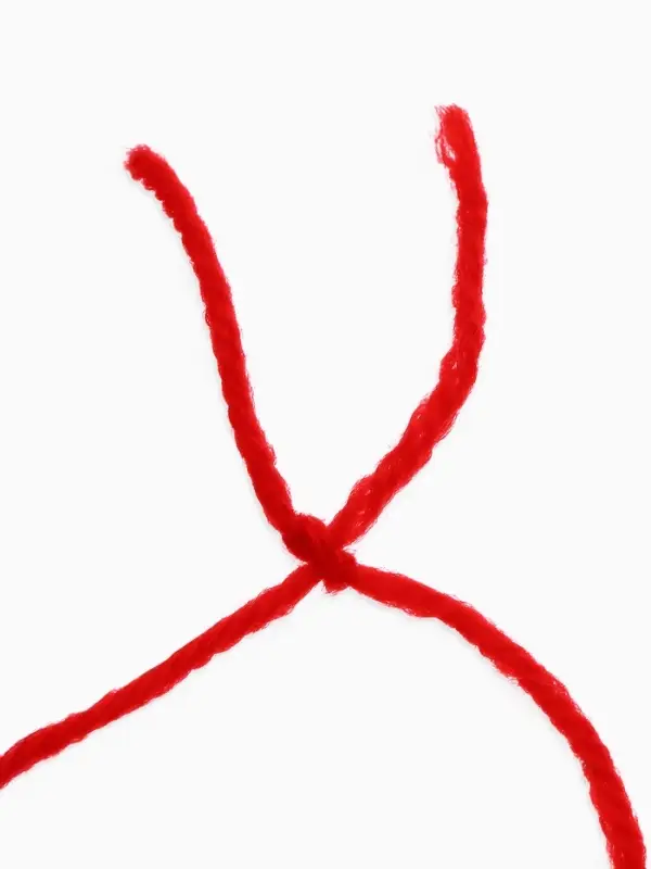 Браслет-оберег «Красная нить» шерстяная, турецкий глаз, цвет синий,30см