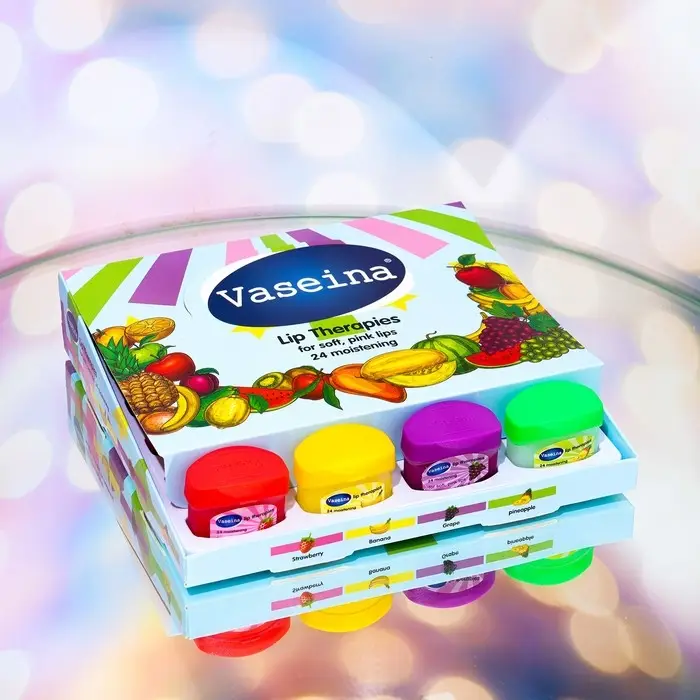 Вазелин косметический для губ, микс цветов и ароматов Вазелин косметический для губ, микс цветов и ароматов