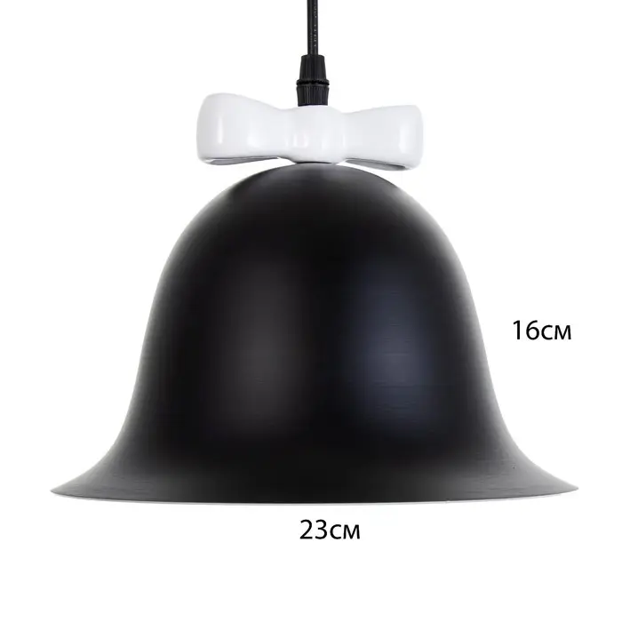 Светильник &laquo;Микки&raquo; Е27 40 Вт белый черный 23&times;23&times;19-119 см BayerLux