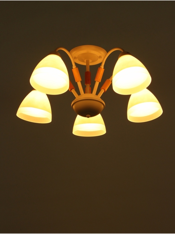 Люстра Люстра "Нельсен" 5хЕ27 40Вт белый 57х57х25 см