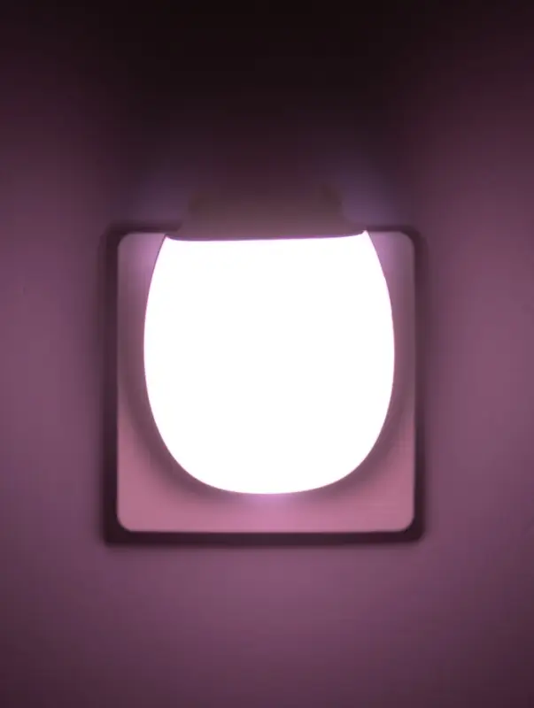 Ночник &laquo;Ушки&raquo; LED 1 Вт бело-розовый 7&times;5&times;8 см RISALUX