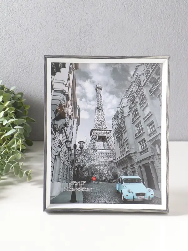 Фоторамка пластик 20х25 см "Данте" чёрный состаренный 26х21х2,5 см