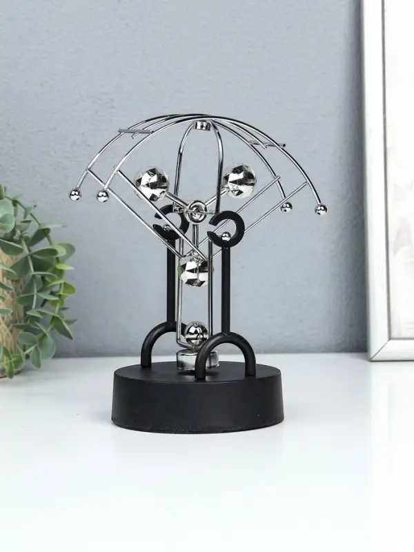 Маятник настольный антистресс &laquo;Вечный двигатель&raquo;, 20&times;16&times;11 см, МИКС