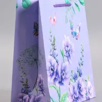 Пакет подарочный ламинированный &laquo;Цветочная радость&raquo;, 18&times;22.3&times;10 см