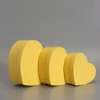 Набор коробок 3 в 1 сердца 22 х 20 х 9;  18.5 х 17 х 7.5; 16 х 14 х 6 см