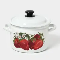 Кастр.цил.борт. 4л (белая)СА