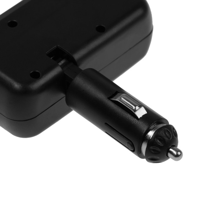 Разветвитель прикуривателя TORSO, 12-24 В, USB 2A, подсветка Разветвитель прикуривателя TORSO, 12-24 В, USB 2A, подсветка