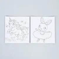 Картина по номерам &laquo;Веселая лужайка&raquo; 15&times;13.5 см, 2 шт.