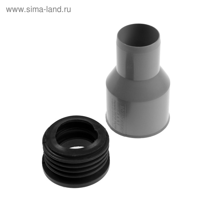 Переход канализационный FLEXTRON, внутренний, d=73х50 мм, с чугуна на пластик, с манжетой Переход канализационный FLEXTRON, внутренний, d=73х50 мм, с чугуна на пластик, с манжетой
