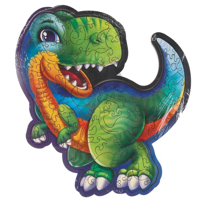 Пазл деревянный фигурный Лесная мастерская &laquo;Тирекс&raquo;, 67 элементов