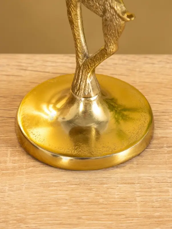 Подсвечник  Подсвечник "Зимняя сказка" 10х10х17,5 см, алюминий, золотой