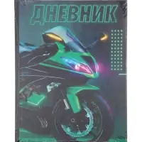 Дневник школьный для 1-4 классов, &laquo;Байк&raquo;, твёрдая обложка 7БЦ, матовая ламинация, 48 листов