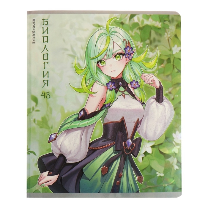 Комплект предметных тетрадей 48 листов, 12 штук, ErichKrause Комплект предметных тетрадей 48 листов, 12 штук, ErichKrause "Manga", мелованный картон, блок офсет белизна 100%, инфо-блок