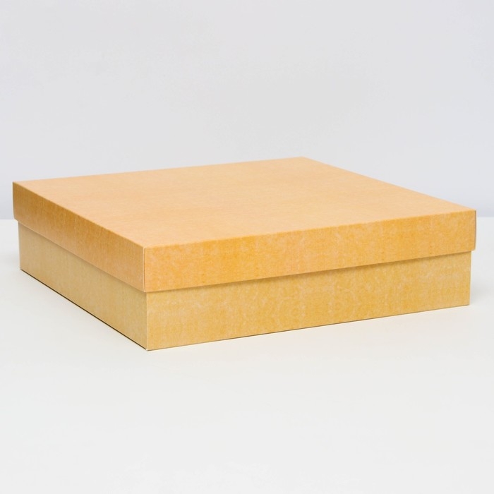 Коробка подарочная складная, упаковка, крышка-дно, крафт, 30 х 30 х 8 см Коробка подарочная складная, упаковка, крышка-дно, крафт, 30 х 30 х 8 см